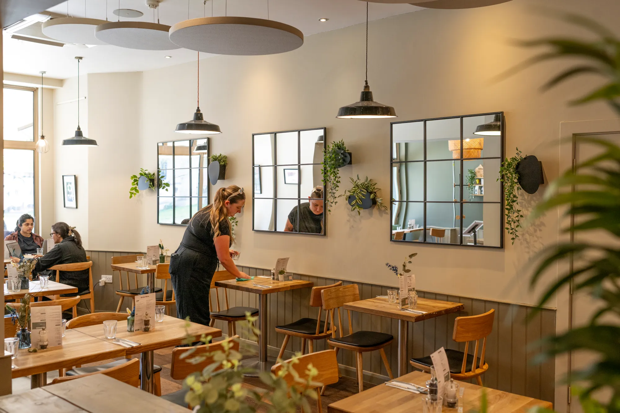 Interior of Moksha Caffè in Brighton